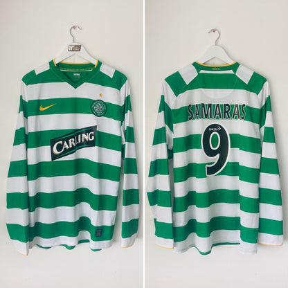 Glasgow Celtic home football shirt player version 2008/10 Samaras XL