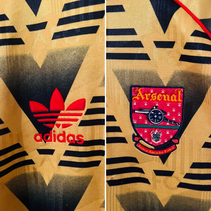 Arsenal away football shirt 1991/93 Large