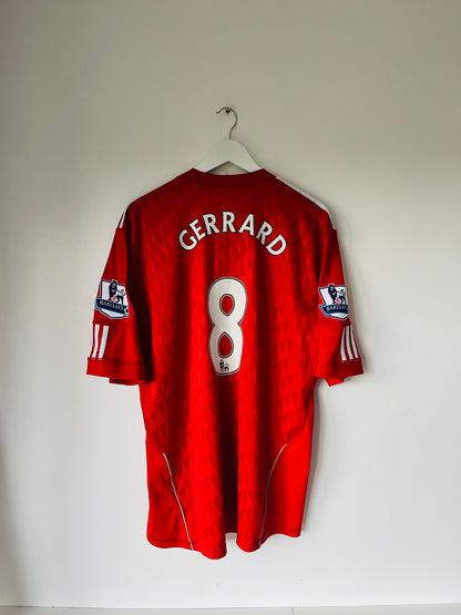 Liverpool home football shirt 2010/12 Gerrard XL