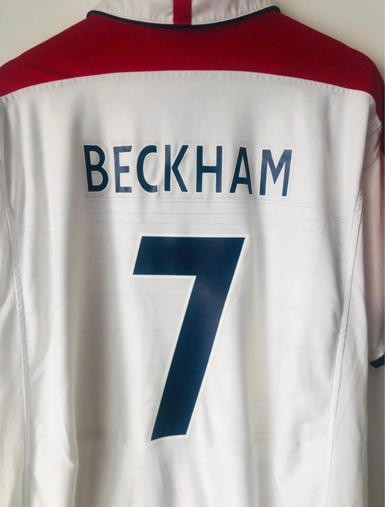 England home football shirt Beckham XL