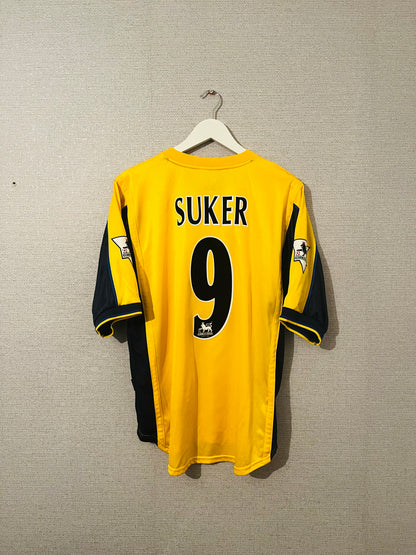 Arsenal away football shirt 2000/01 Suker Large