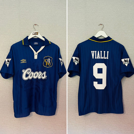 Chelsea home football shirt 1995/97 Vialli Medium