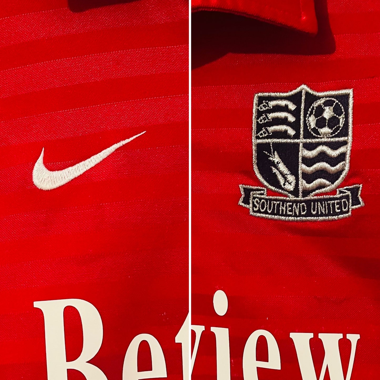 Southend United away football shirt 2004/05 medium