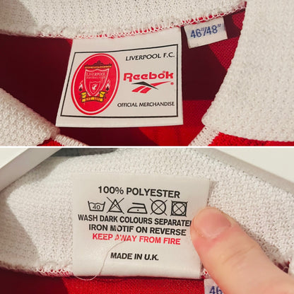 Liverpool home football shirt 1996/97 Fowler XXL
