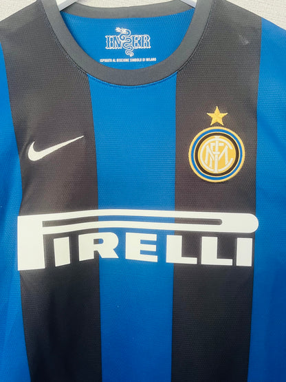 Inter Milan home football shirt 2012/13 Zanetti XL