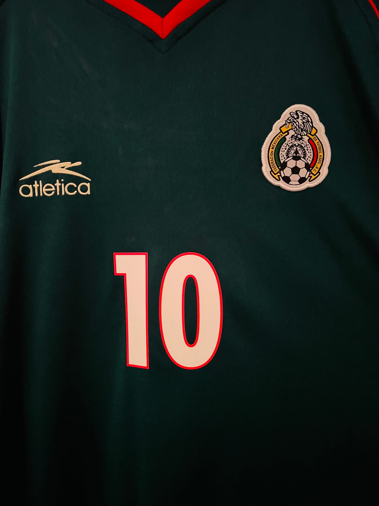 Mexico home football shirt 2001/02 Blanco Large