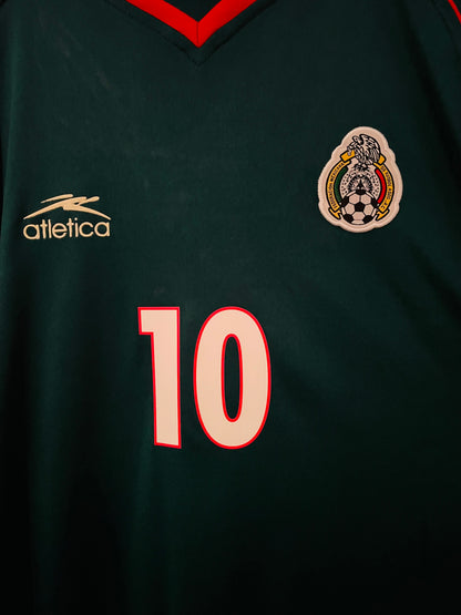 Mexico home football shirt 2001/02 Blanco Large