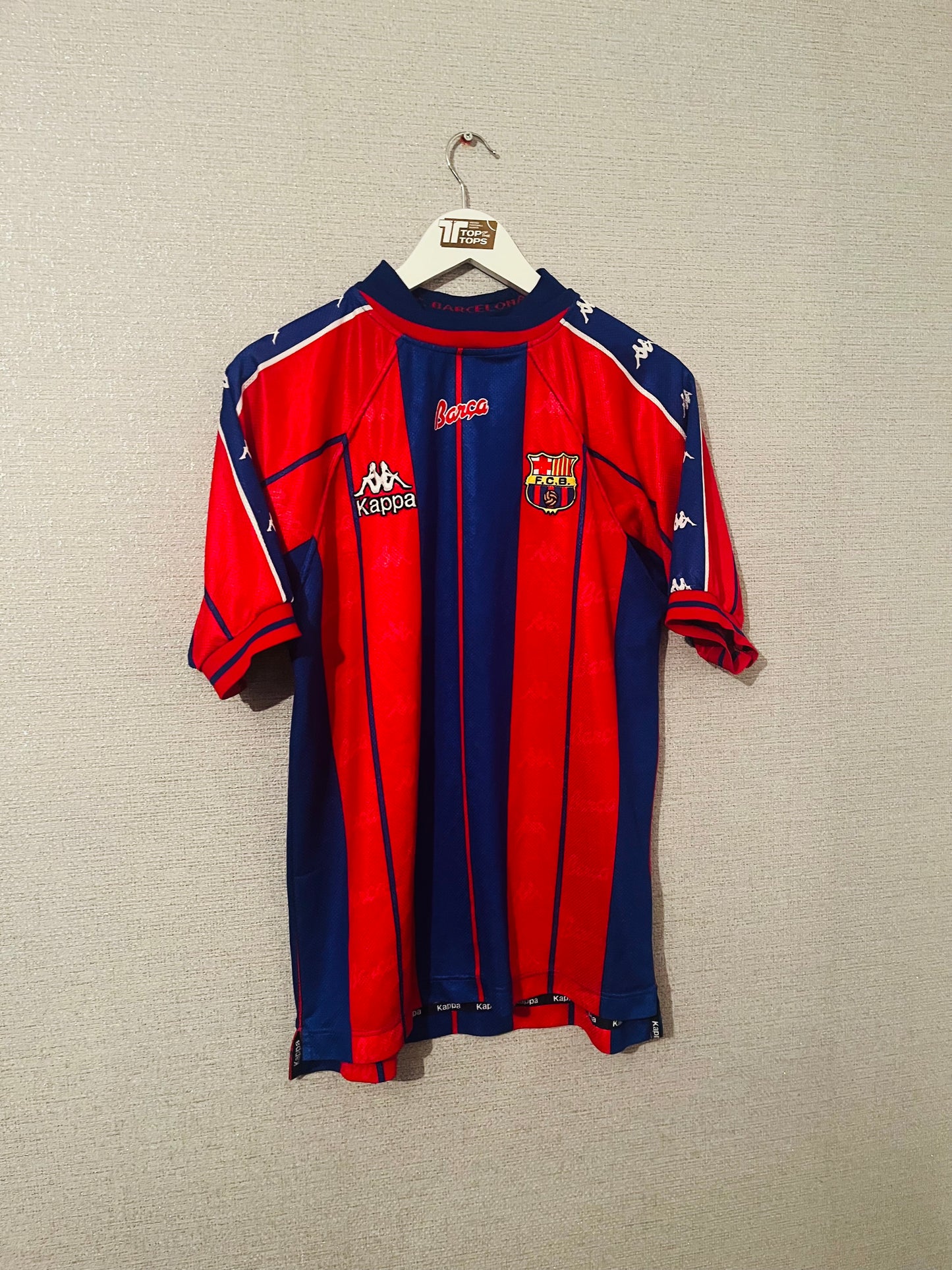 Barcelona home football shirt 1997/98 Luis Enrique Medium