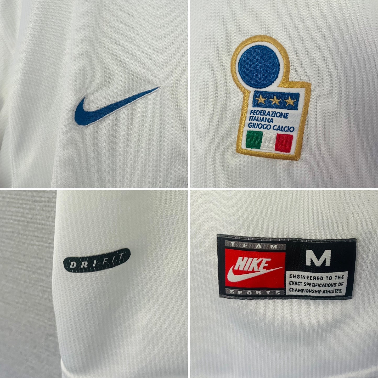 Italy away football shirt W/C 1998 Maldini Medium