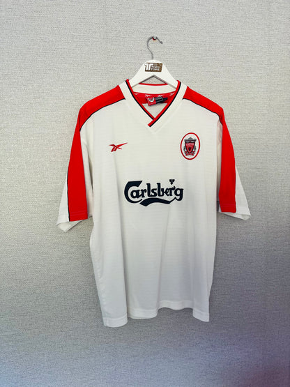 Liverpool away football shirt 1998/2000 Gerrard Large