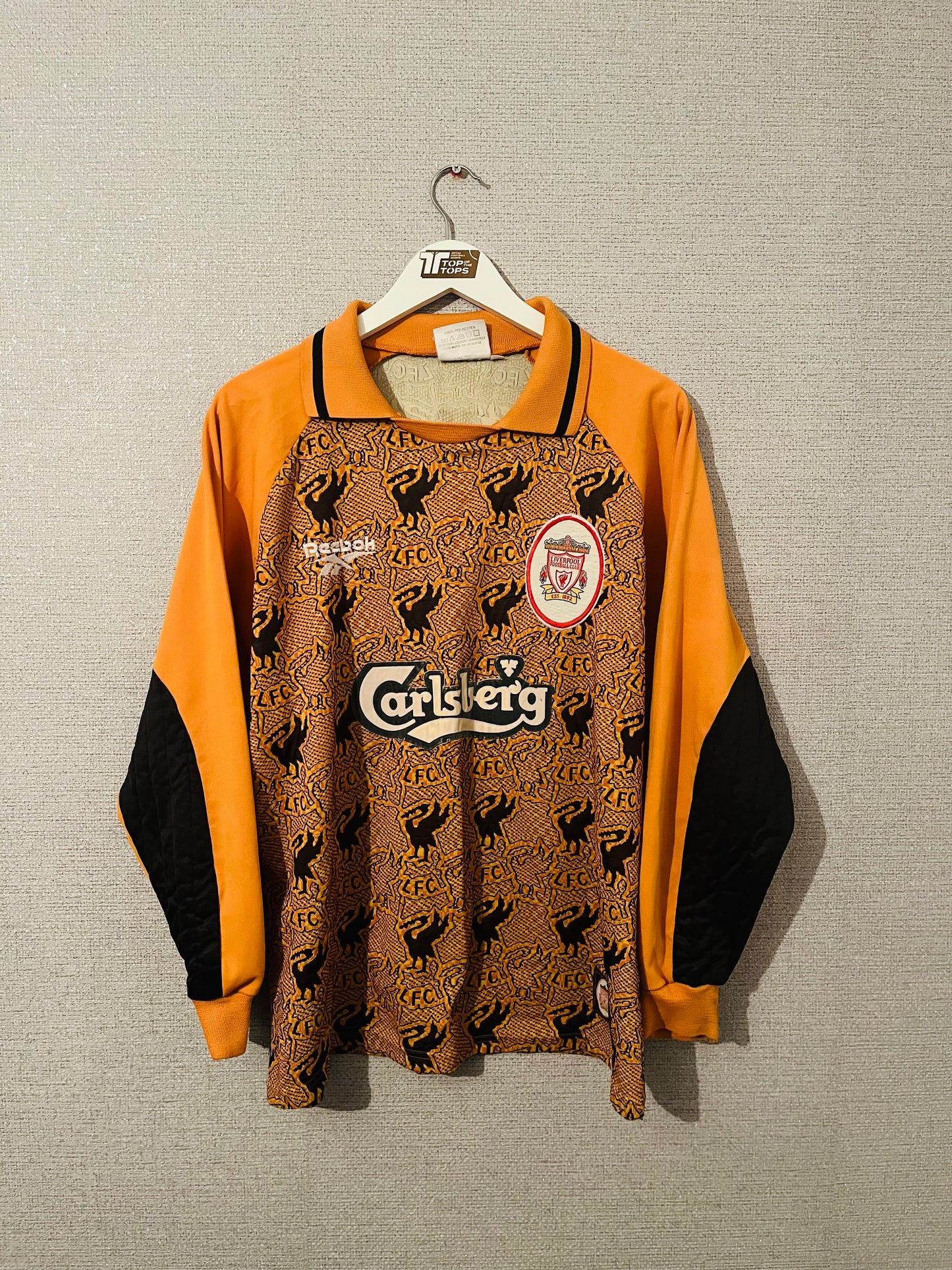 Liverpool goalkeeper football shirt 1996/97 medium
