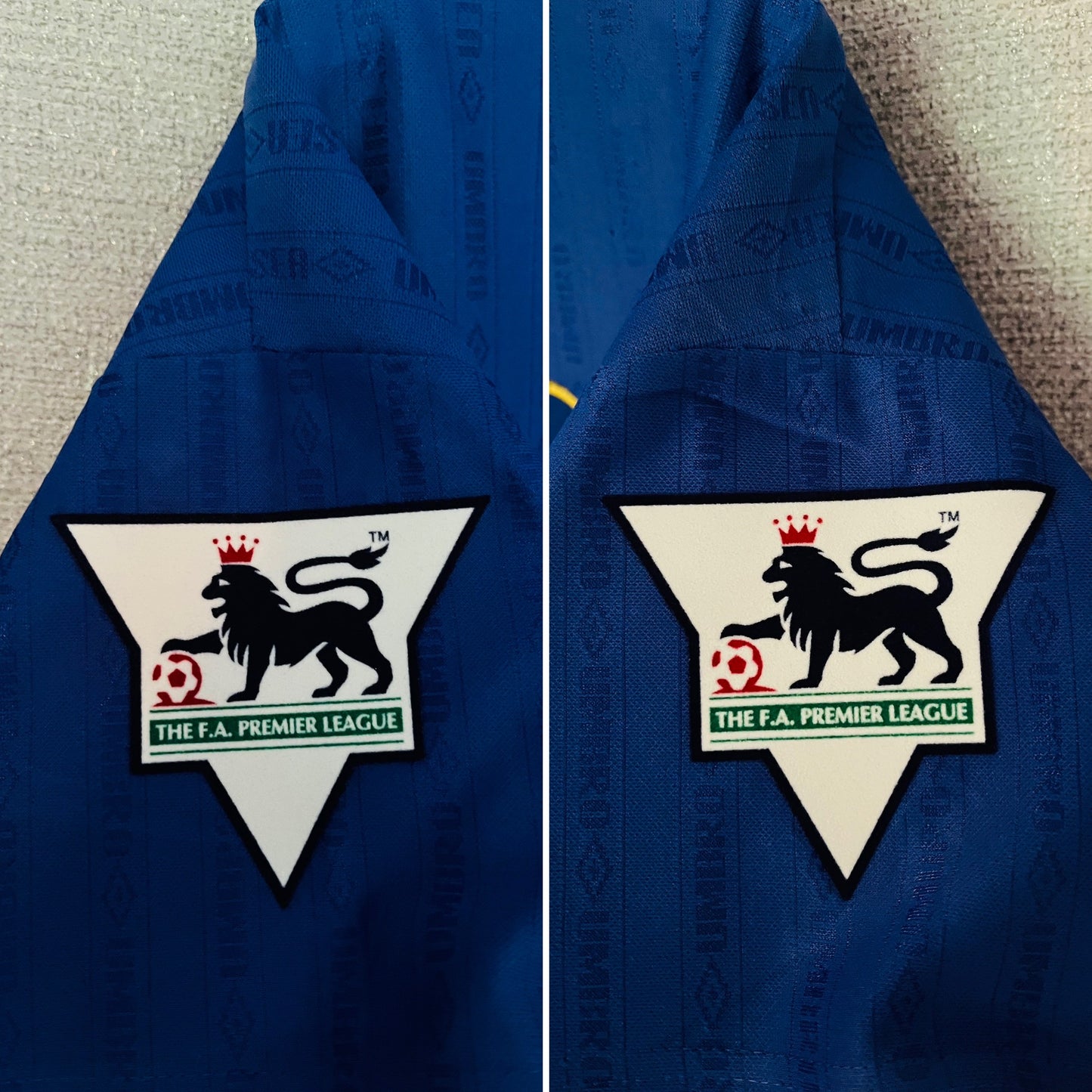 Chelsea home football shirt 1995/97 Vialli Medium