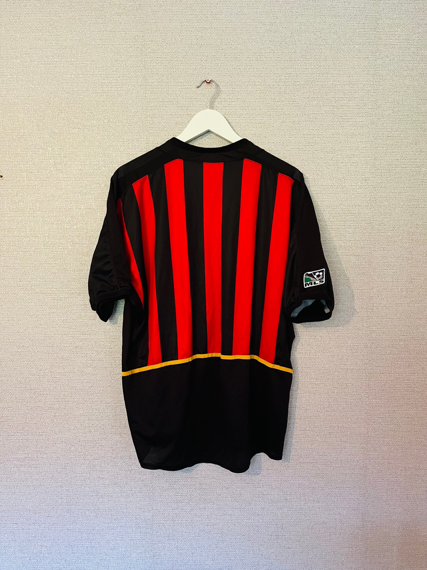 Metrostars (New York Red Bulls) home football shirt 2003/04 XL