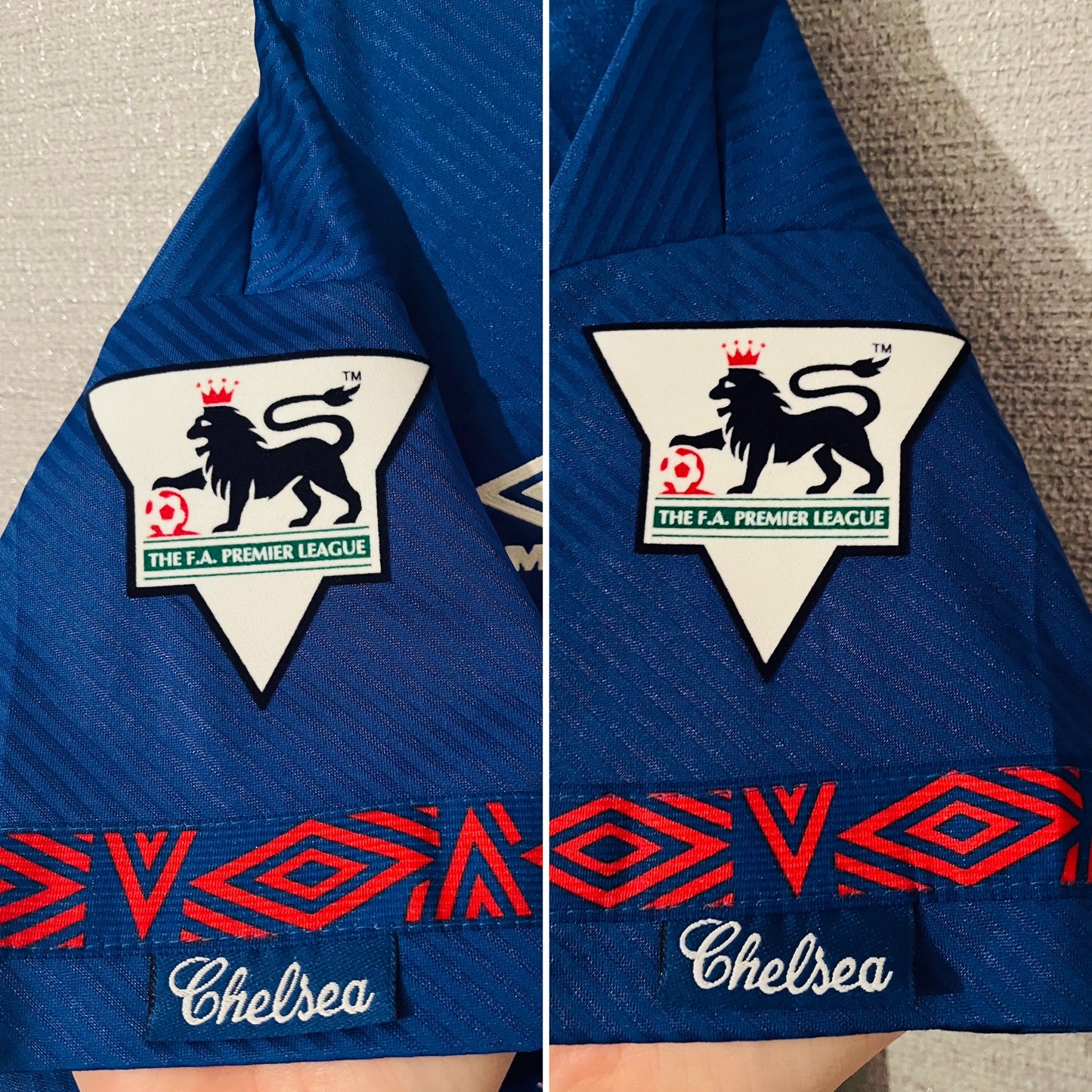 Chelsea home football shirt 1993/94 Peacock Medium