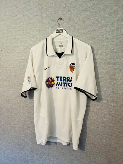 Valencia home football shirt 2002/03 Carew XL