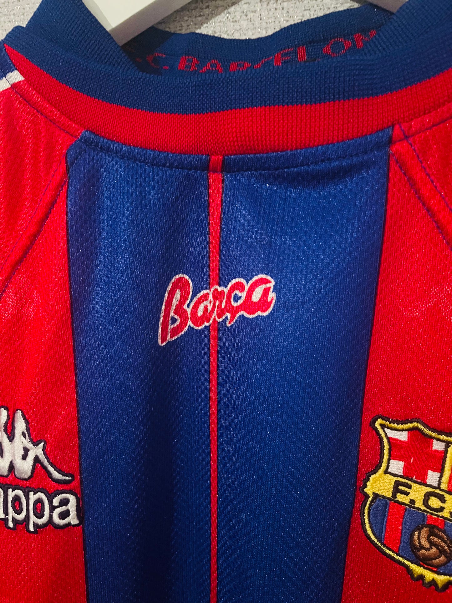 Barcelona home football shirt 1997/98 Luis Enrique Medium