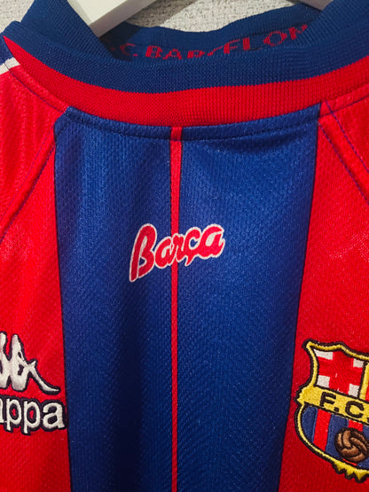 Barcelona home football shirt 1997/98 Luis Enrique Medium