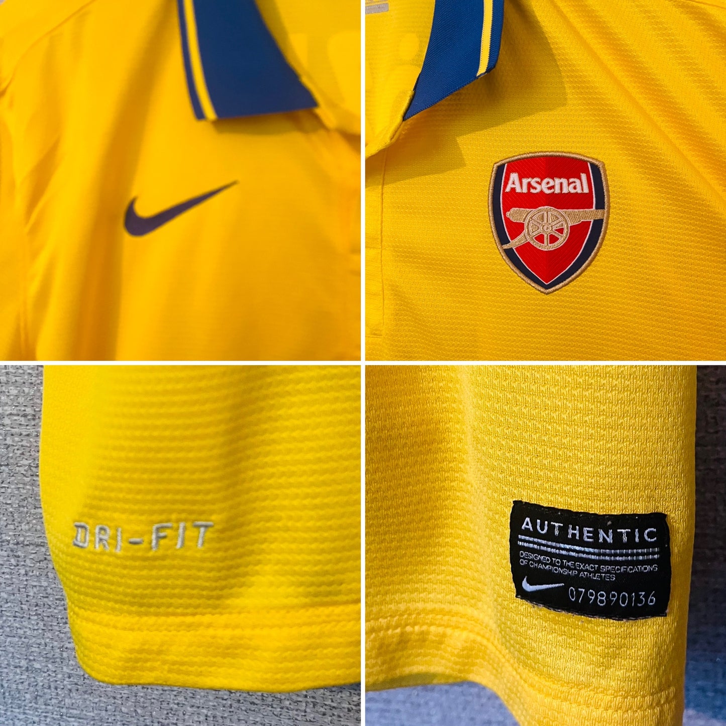 Arsenal away football shirt 2013/14 Ozil XXL