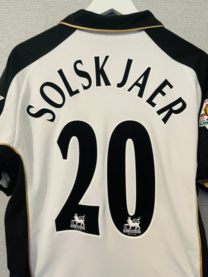 Manchester United away reversible football shirt 2001/02 Solskjaer Medium
