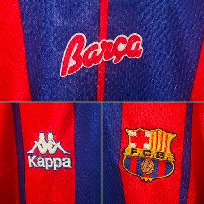 Barcelona home football shirt
1997/98 Rivaldo Medium