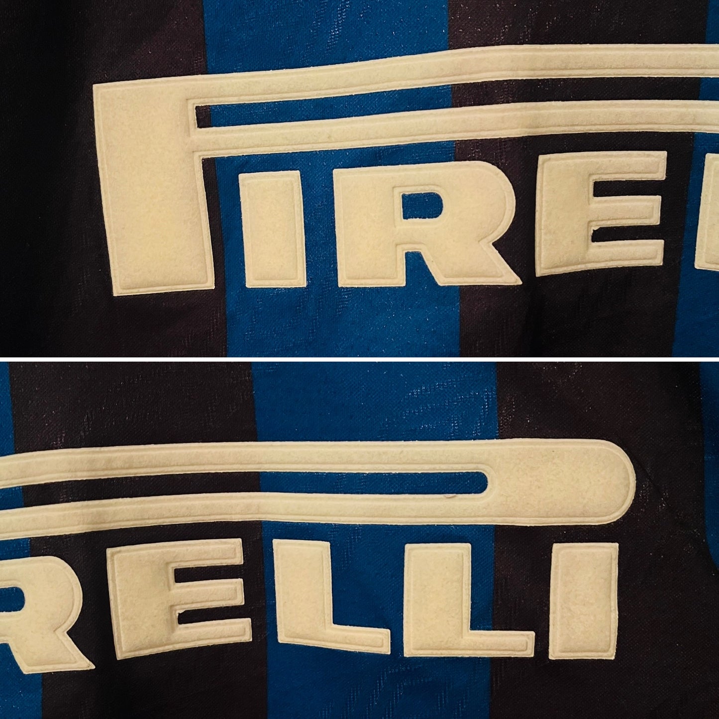 Inter Milan home football shirt 1995/96 Zanetti Large