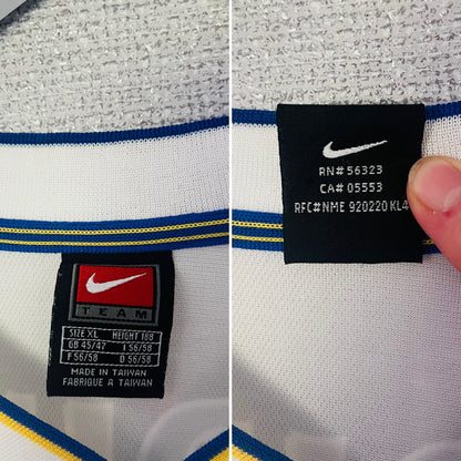 Leeds United home football shirt 2000/02 L/S Viduka XL