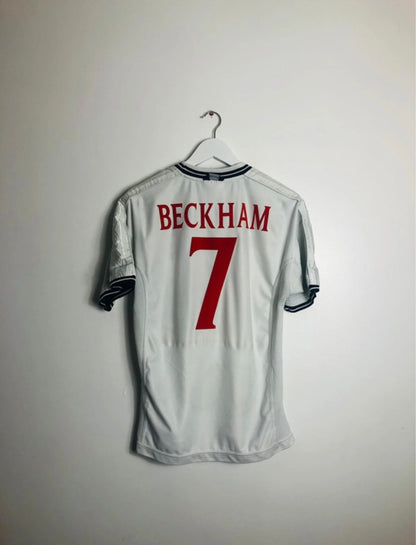 England home football shirt 1999/2000 Beckham medium