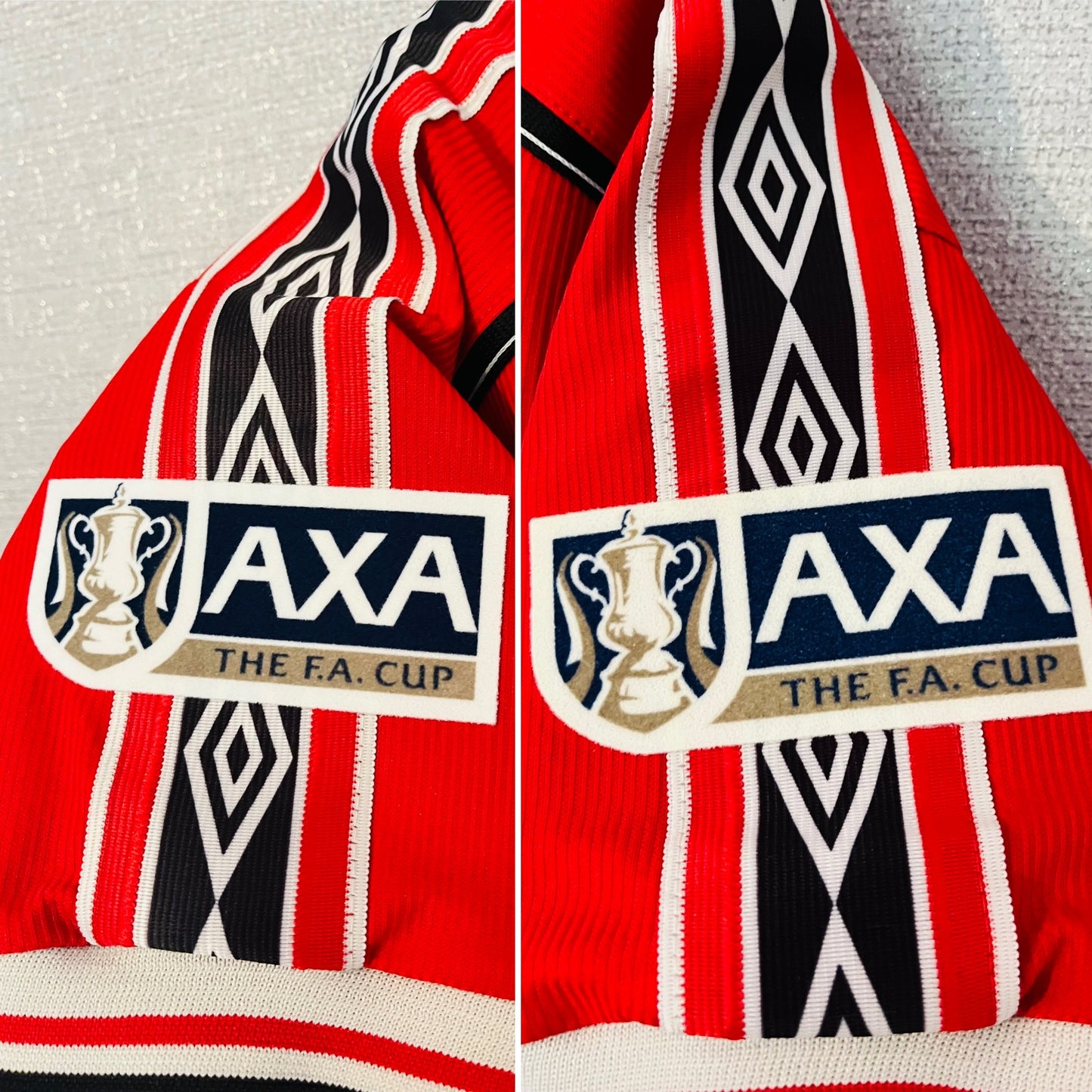 Manchester United home football shirt 1998/99 Beckham Medium