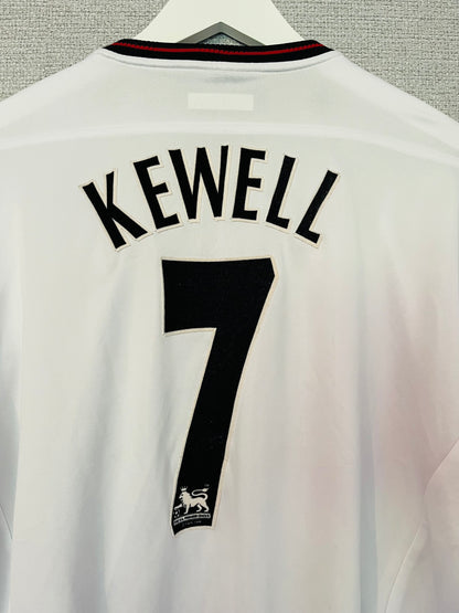 Liverpool away football shirt 2003/04 Kewell Large