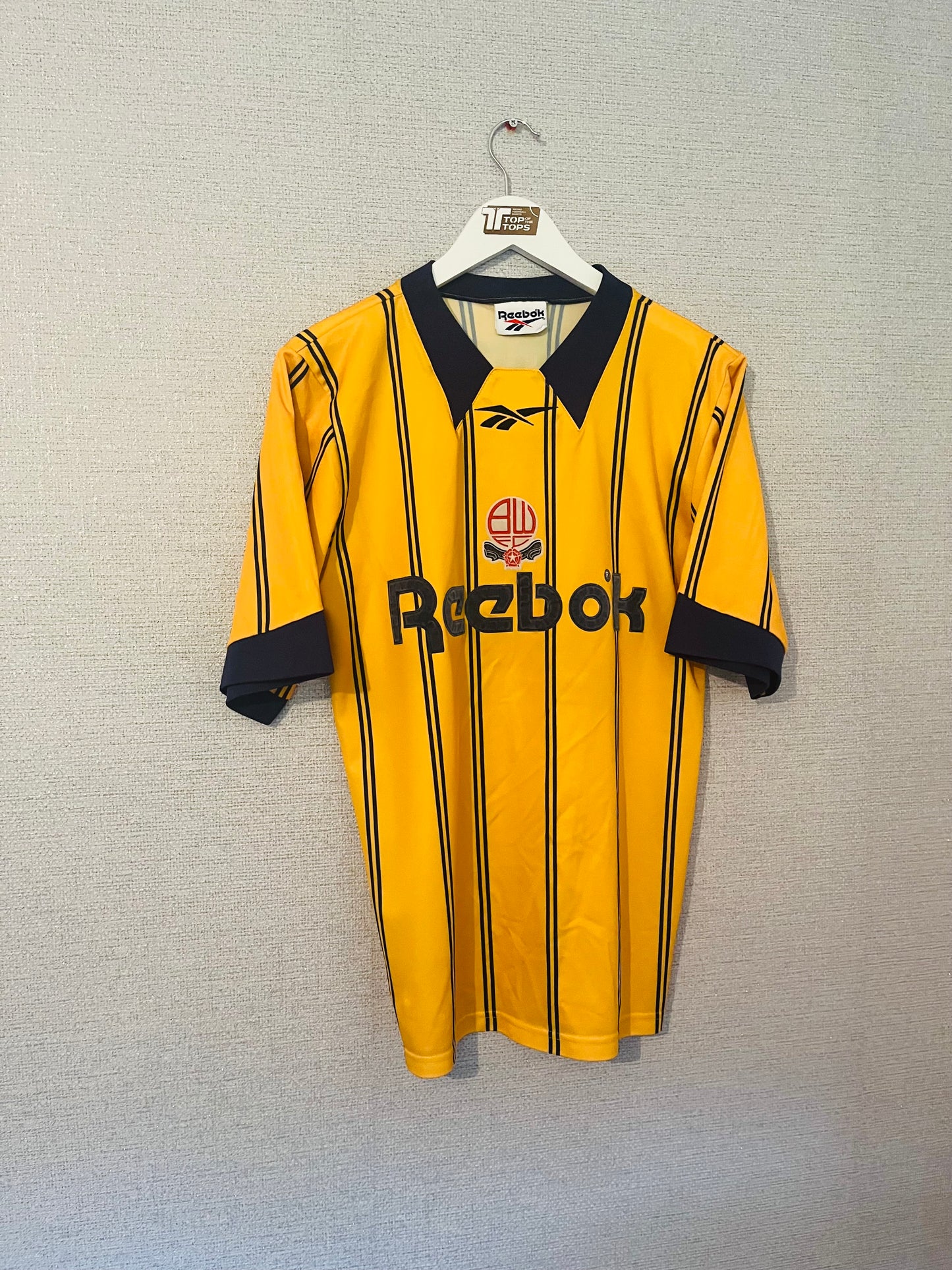 Bolton Wanderers third football shirt 1994/96 De Freitas Medium