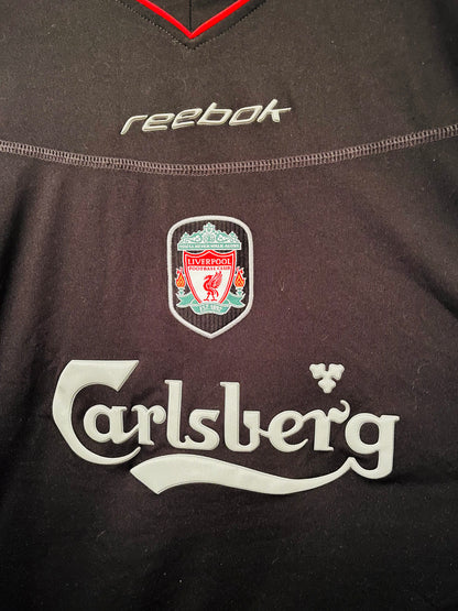 Liverpool away football shirt 2002/03 Gerrard Large