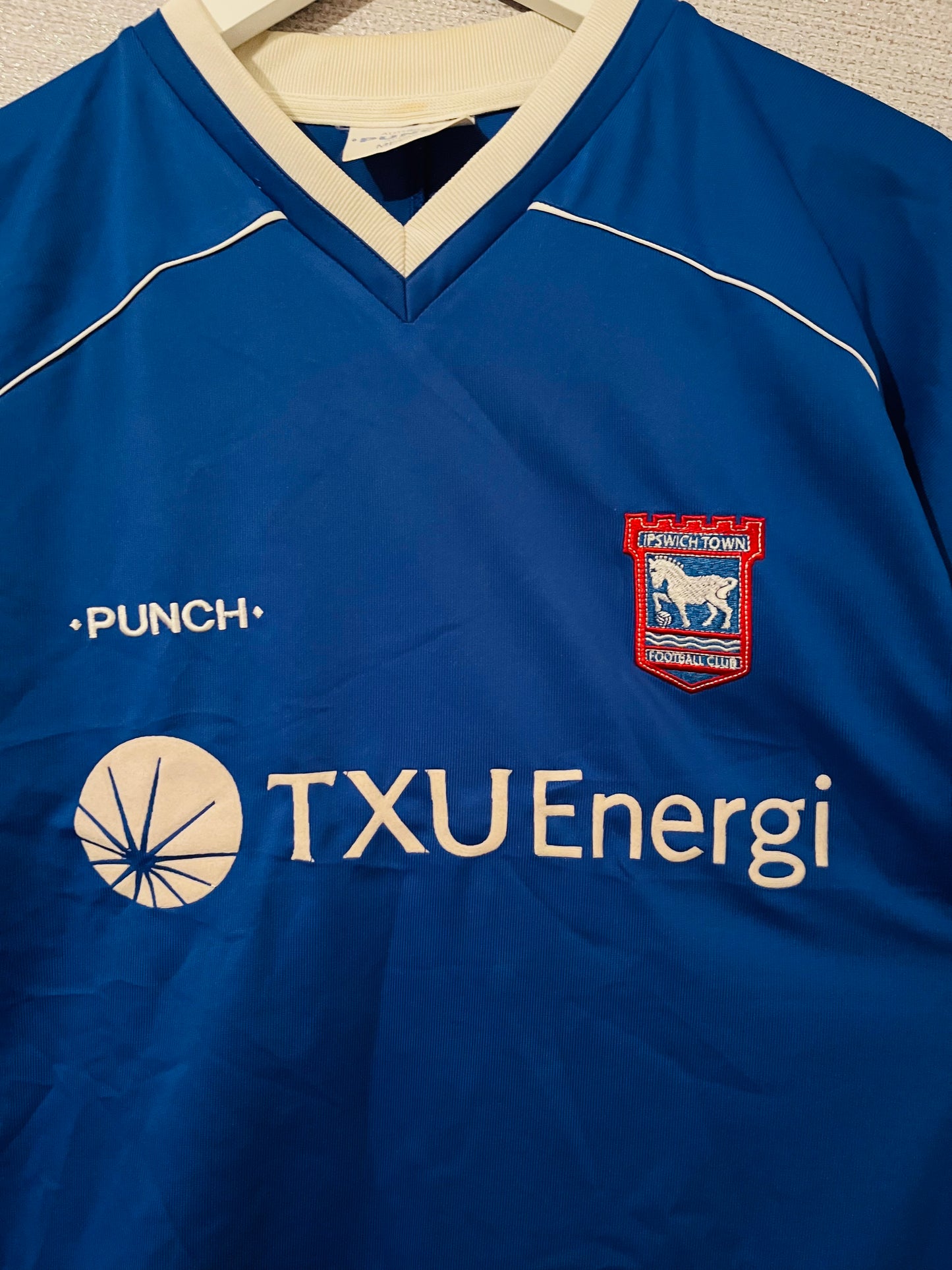 Ipswich Town home football shirt 2001/03 Medium