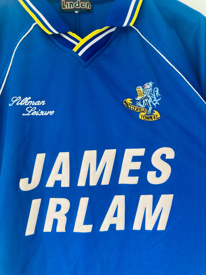 Macclesfield Town home football shirt 2001/03 Large