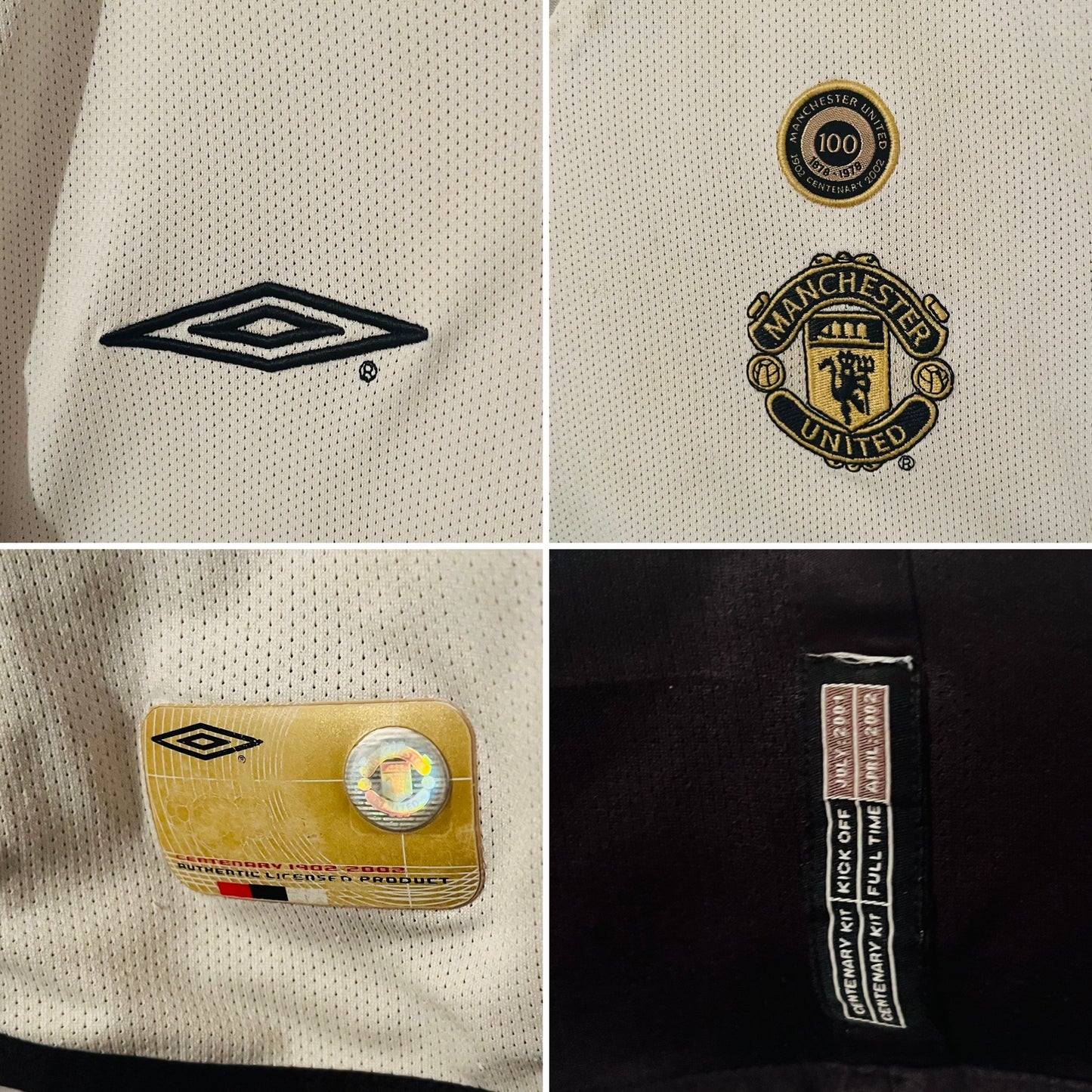 Manchester United away reversible football shirt
2001/02 Forlan Medium