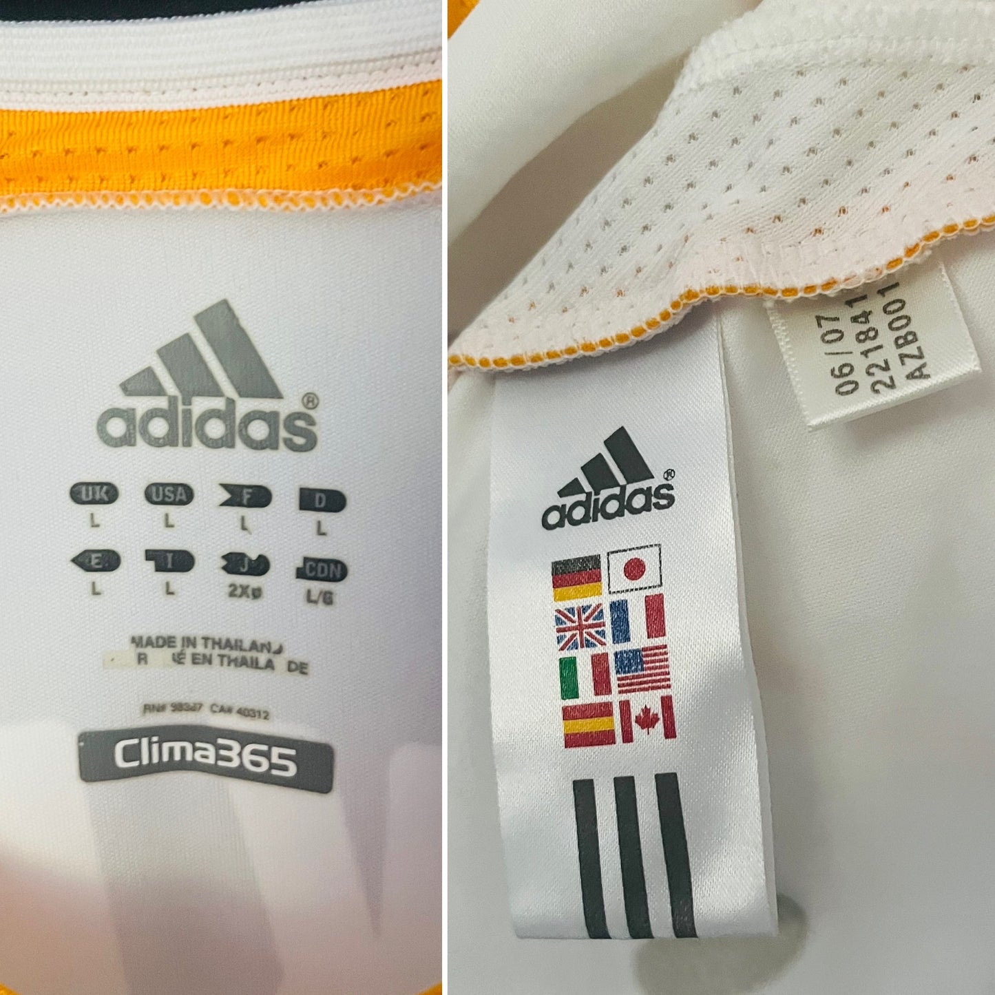 LA Galaxy home football shirt
2007/08 Beckham Large