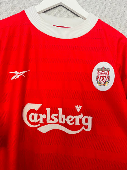 Liverpool home football shirt 1998/2000 Fowler XL
