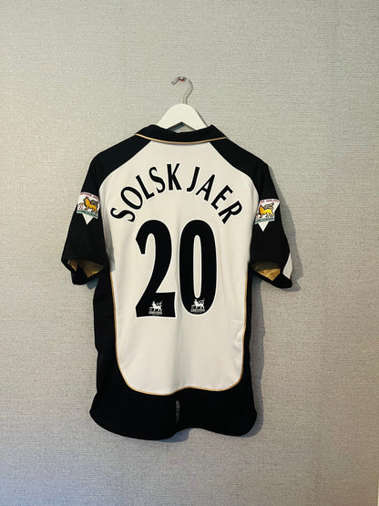 Manchester United away reversible football shirt 2001/02 Solskjaer Medium