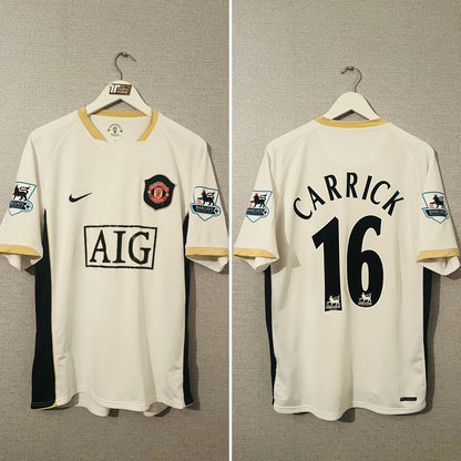 Manchester United away football shirt 2006/07 Carrick Medium