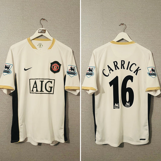 Manchester United away football shirt 2006/07 Carrick Medium