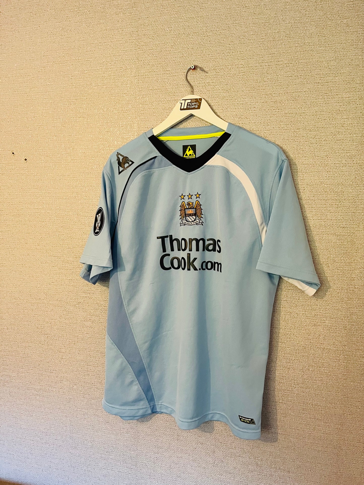 Manchester City home football shirt 2008/09 Elano Large