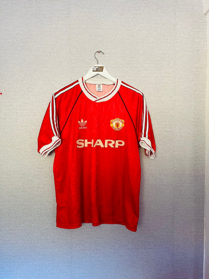 Manchester United home football shirt 1990/92 Large