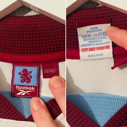 Aston Villa away football shirt 1999/2000 Merson Medium