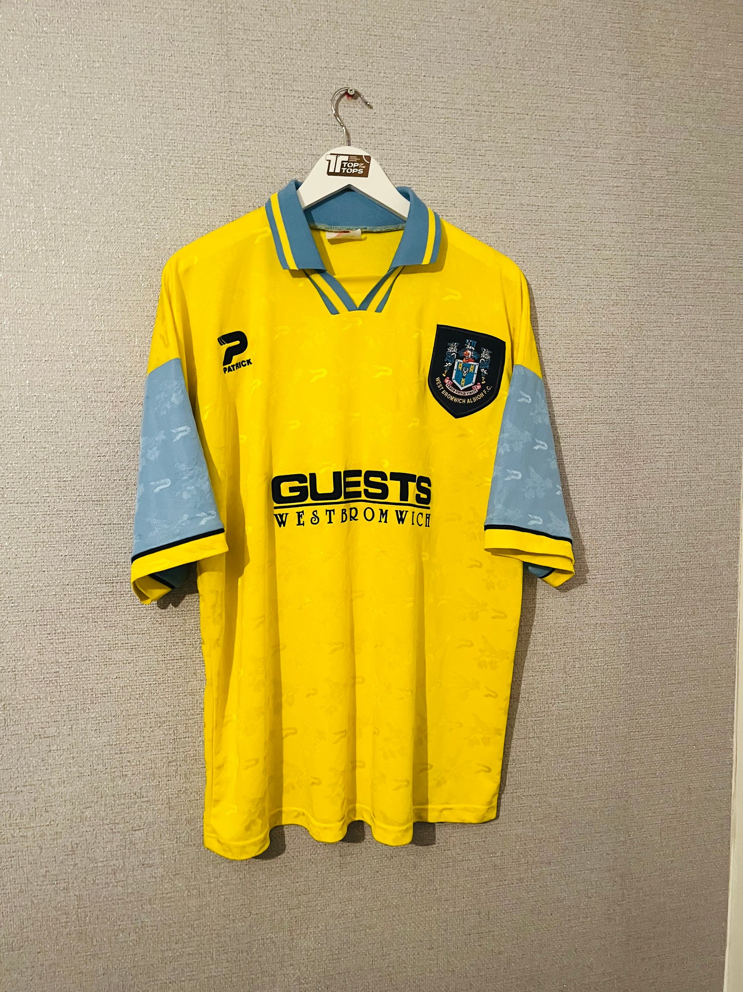 West Bromwich Albion WBA away football shirt 1995/97 XL