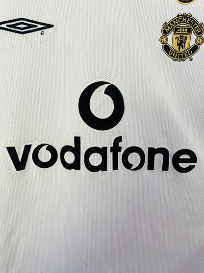 Manchester United away reversible football shirt 2001/02 Irwin Medium