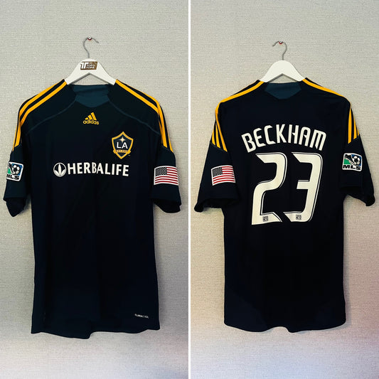LA Galaxy away football shirt 2009/10 Beckham Large