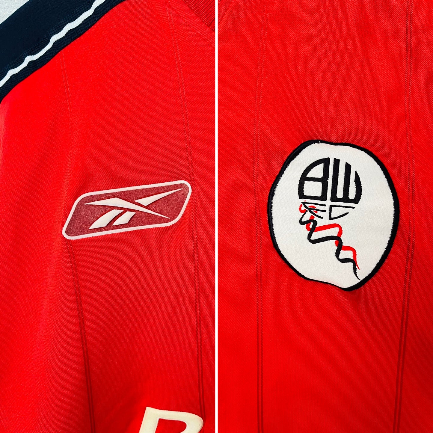 Bolton Wanderers away football shirt 2003/04 Okocha L/XL