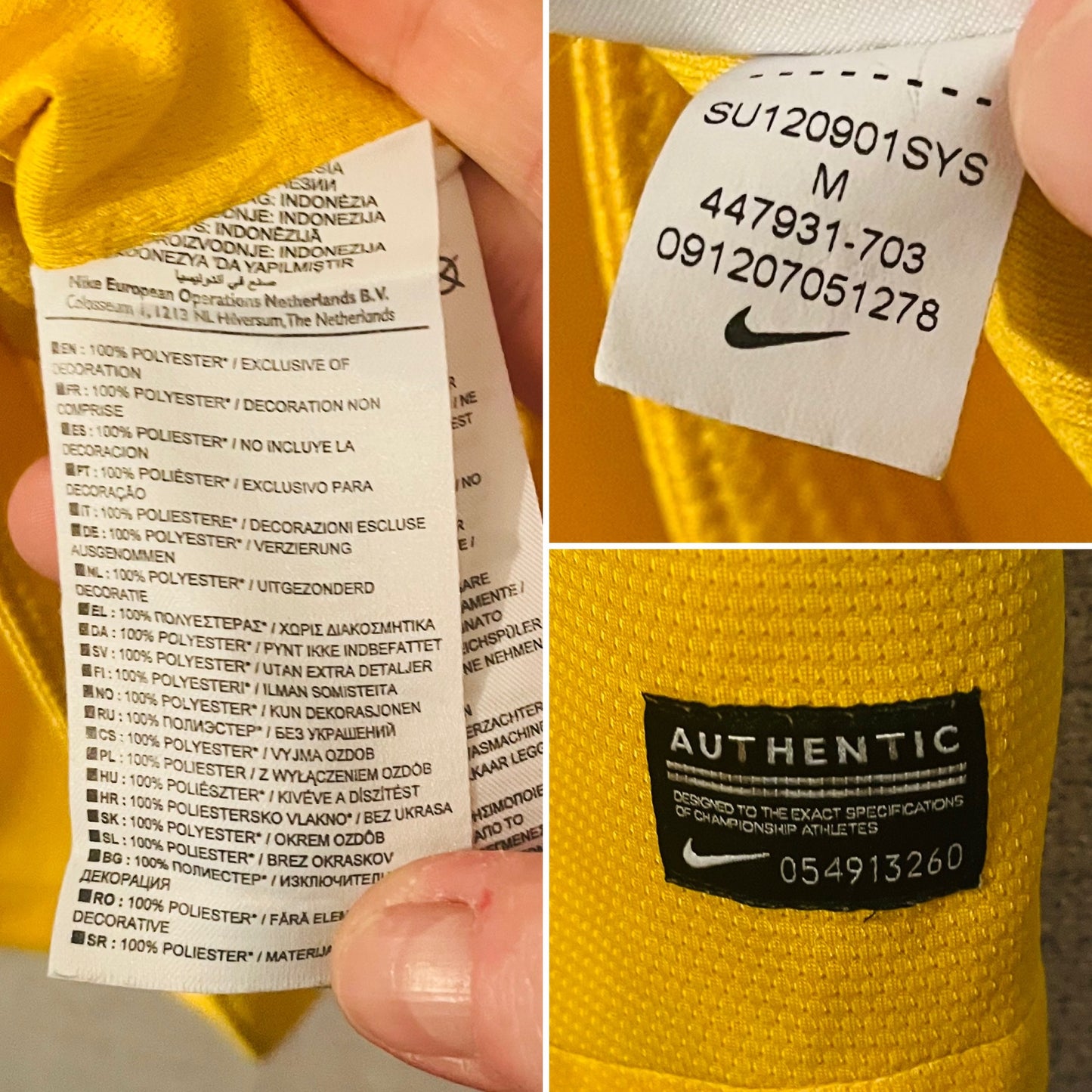 Brazil home football shirt 2012/13 Kaka medium