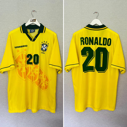 Brazil home football shirt
1994/95 Ronaldo XL