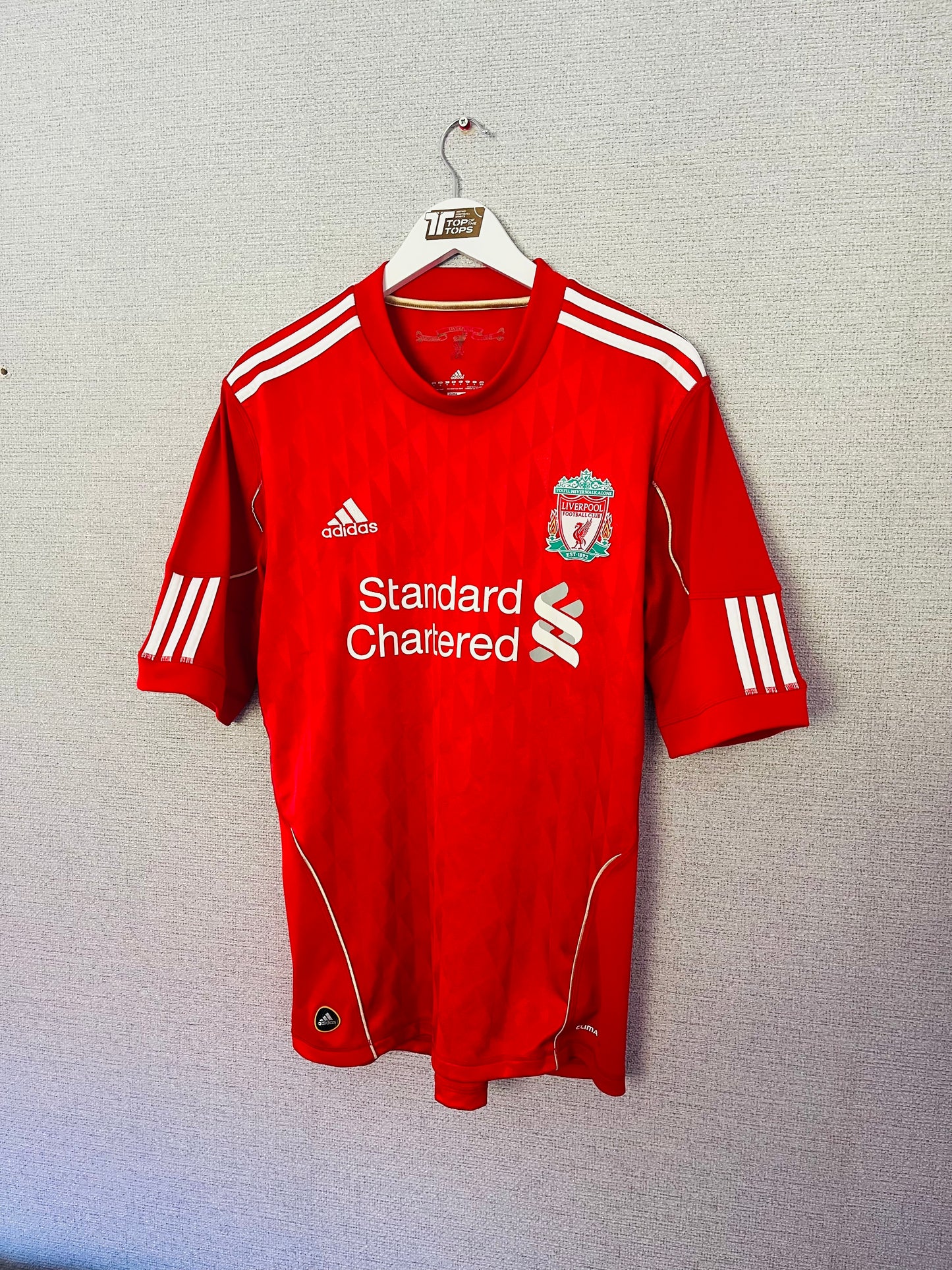 Liverpool home football shirt 2010/12 Suarez Medium