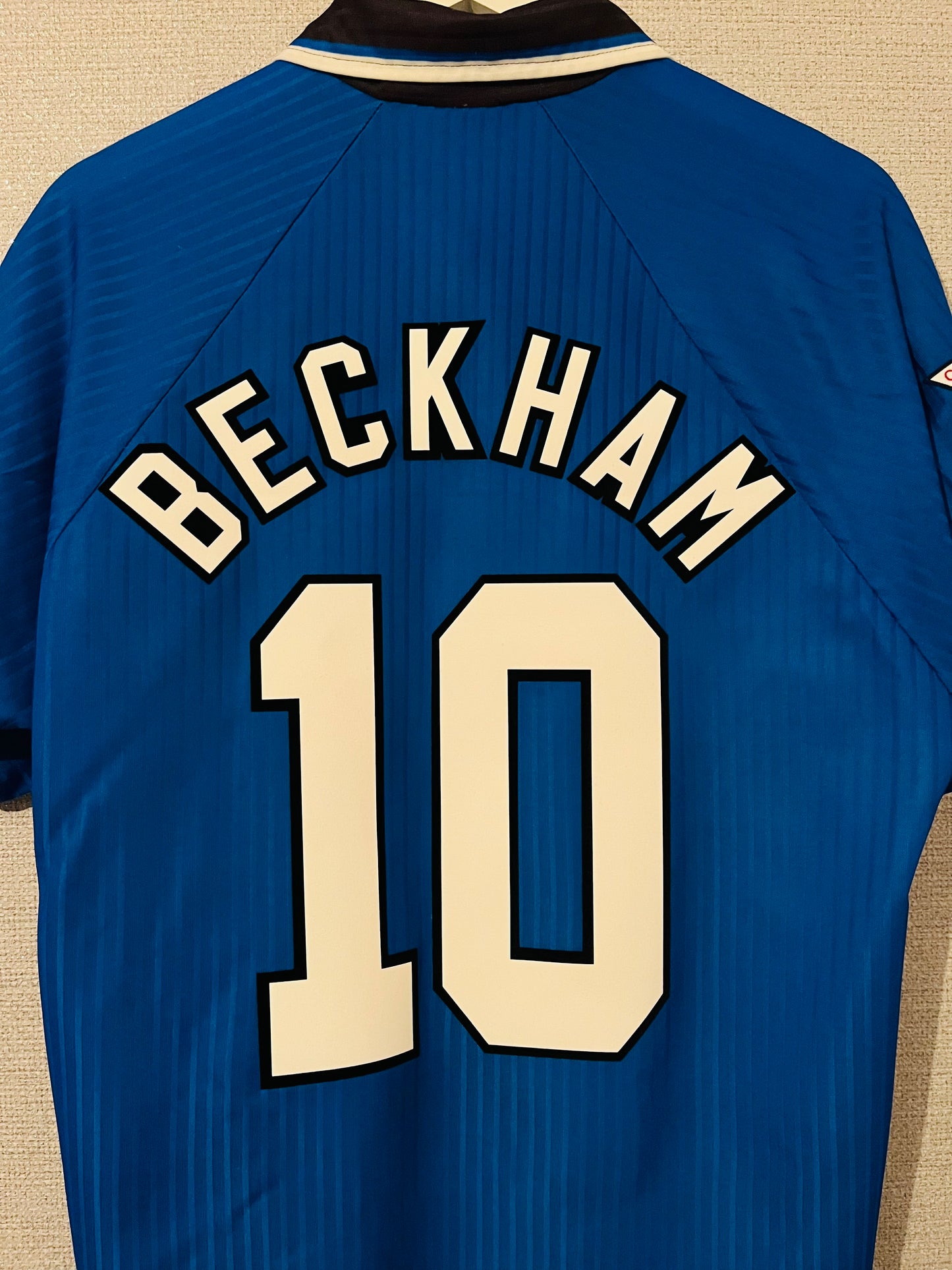 Manchester United third football shirt 1996/97 Beckham Medium